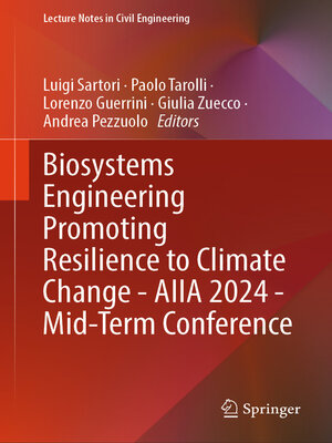 cover image of Biosystems Engineering Promoting Resilience to Climate Change--AIIA 2024--Mid-Term Conference